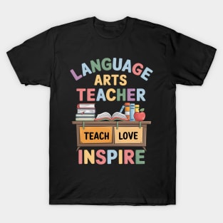 Language Arts Teacher Appreciation Back to School T-Shirt